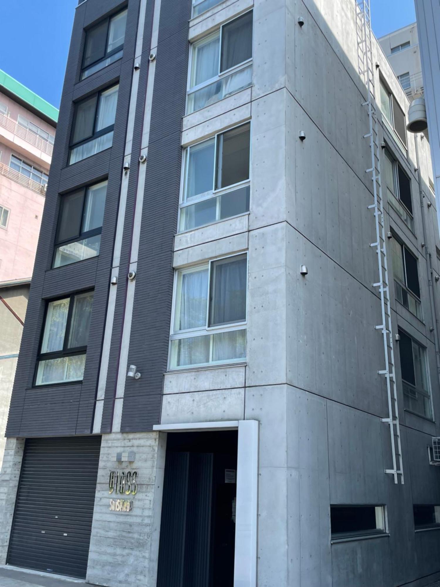 Glass Shiseikan Sapporo Bagian luar foto